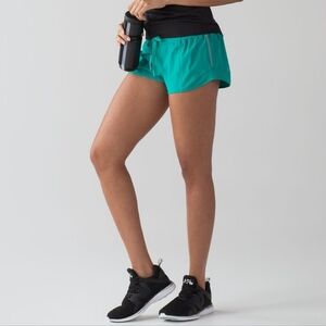 Lululemon Hotty Hot Short (2 1/2" ) Viridian Green
